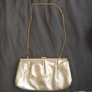 Lilly Pulitzer Gold Clutch